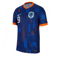 Camisa de time de futebol Holanda Wout Weghorst #9 Replicas 2º Equipamento Europeu 2024 Manga Curta